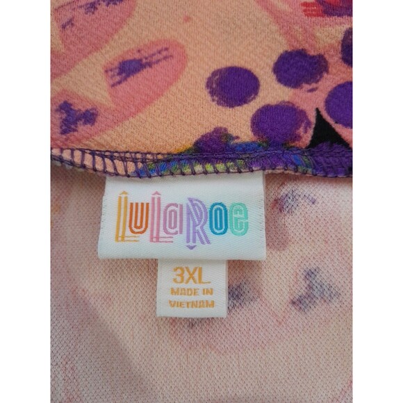 LuLaRoe Skirt 3x bodycon Mickey Mouse Straight Pencil Art to Wear Multi-color - Picture 6 of 7